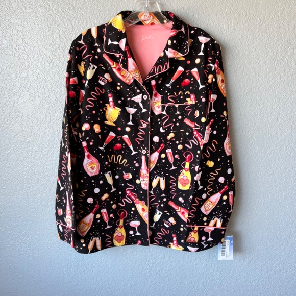 NWT NEW Nick & Nora Pajama Set Celebration Champagne - Picture 5 of 15
